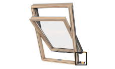 Окно мансардное DAKEA KAA B1500 78х118 (двухкамерное, ручка снизу)
