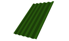 Профнастил НС35R Grand Line 0,45 PE RAL 6002 лиственно-зеленый