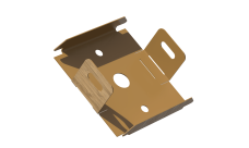 Универсальное точечное крепление для КР Ш50 Honey Wood Zn 0,45