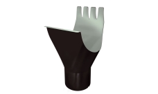 Воронка GL PE Matt 125/90 мм RR 32 темно-коричневый