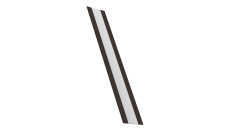 Крепежная планка для забора жалюзи Milan, Milan Slim, Tokyo Grand Line 0,5 Drap TX RR 32 темно-коричневый (1,8м)