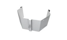 Крепление трубы для гофры на кирпич Vortex Lite PE RAL 7004 сигнальный серый