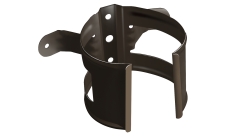 Кронштейн трубы на дерево Grand Line PU 100 мм RR 32 темно-коричневый