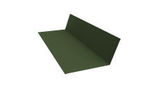 Планка примыкания 150х250 0,5 Satin Matt TX RAL 6020 хромовая зелень (2м)