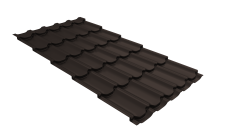 Профиль волновой "Квинта плюс" ("Kvinta plus") 0,45 Drap TX RR 32 темно-коричневый