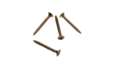 Саморез для крепления ступеней ДПК Rizzel (Pz 6,0х40) Pz2 желтый цинк 12х300шт, (короб)