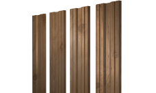 Штакетник Twin с прямым резом Grand Line 0,45 Print Premium Pine Wood Fresh