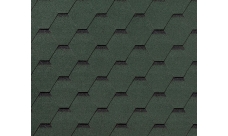 Черепица гибкая RoofShield Фемили Лайт Стандарт зеленый с оттенением