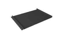 Кликфальц Line Grand Line 0,45 PE с пленкой на замках RAL 7016 антрацитово-серый