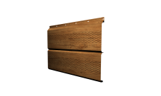 Софит ЭкоБрус 0,345 Grand Line с перфорацией 0,45 Print Elite Golden Wood TwinColor