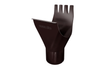 Воронка GL PU 125/90 мм RAL 8017 шоколад