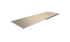 Планка финишная 48х25 Grand Line 0,45 Drap TX RAL 1015 светлая слоновая кость (2м)