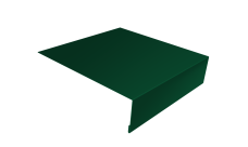 Планка лобовая/околооконная простая 190х50 0,45 PE-Double с пленкой RAL 6005 зеленый мох (2м)