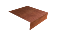 Планка лобовая/околооконная простая 190х50 0,45 Print Premium Rowan Fresh TwinColor (3м)