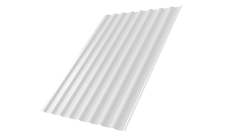 Профнастил С20B 0,5 Satin RAL 9003 сигнальный белый