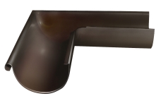 Угол желоба внешний Grand Line PU 90 гр 150 мм RR 32 темно-коричневый