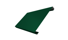 Ламель лицевая 200 забора жалюзи Texas 0,45 PE RAL 6005 зеленый мох