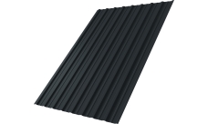 Профнастил С10A Grand Line 0,5 Satin Matt RAL 7016 антрацитово-серый