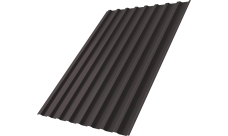 Профнастил С20B Grand Line 0,5 Satin RR 32 темно-коричневый