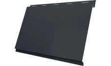 Вертикаль 0,2 classic Grand Line 0,5 Rooftop Бархат с пленкой RAL 7024 мокрый асфальт