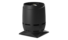 Выход вентиляционный Vilpe Flow 250S с основанием 400x400 черный