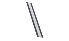 Крепежная планка жалюзи Milan, Milan Slim, Tokyo 0,5 Drap TX RAL 7024 мокрый асфальт (2м)