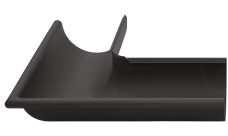 Угол желоба внешний Grand Line PU матовый 90 гр 125 мм RR 32 темно-коричневый