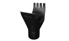 Воронка Grand Line PU 125/90 мм RAL 9005 черный