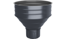 Воронка водосборная большая Optima 350/150мм RAL 7024