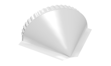 Заглушка конусная 0,45 Drap TX RAL 9003 сигнальный белый