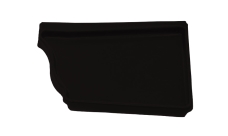 Заглушка правая Vortex Matt 127мм RAL 9005