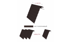 Комплект Фаска J Grand Line Standart 1,5м коричневый (4шт)