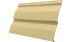 Корабельная доска Grand Line 0,45 ПЭ слим с пленкой RAL 1014 слоновая кость