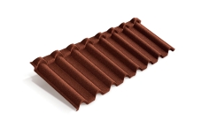 Лист композитной черепицы Metrotile Gallo скарлет