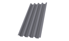 Профнастил Н75R 0,7 PE RAL 7004 сигнальный серый