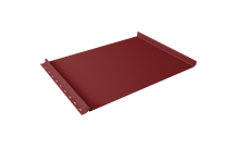 Кликфальц Grand Line 0,5 Satin с пленкой на замках RAL 3011 коричнево-красный