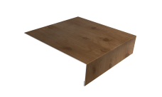 Планка лобовая/околооконная простая 190х50 Grand Line 0,45 Print Premium Pine Wood Fresh (2м)