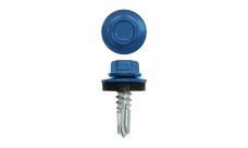 Саморез по металлу 5,5х19 (250шт) сверло №3 RAL 5015