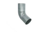 Колено стока Optima 150мм Zn