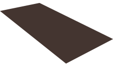 Плоский лист Grand Line 0,5 Satin Matt TX RR 32 темно-коричневый