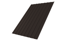 Профнастил С10A Grand Line 0,5 Velur X RR 32 темно-коричневый