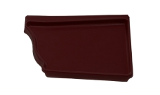 Заглушка правая Vortex 127мм RAL 8017