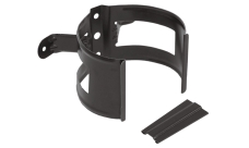 Кронштейн трубы на дерево 100 мм матовый RR 32