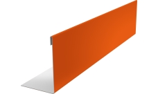 Нащельник 25х35 для забора жалюзи к ламели 125 Texas Grand Line 0,45 PE RAL 2004 оранжевый(L1,5)