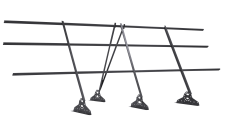 Ограждение кровельное на фальц Grand Line 1,2х3 RAL 7004