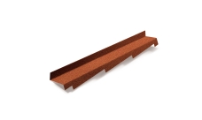 Планка примыкания правая для композитной черепицы Metrotile терракотовый (1,25м)