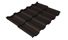 Профиль волновой "Квинта Уно" ("Kvinta Uno") 0,45 Drap TX RR 32 темно-коричневый