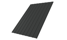 Профнастил С10B Grand Line 0,45 PE-Double RAL 7016 антрацитово-серый