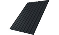 Профнастил С10B Grand Line 0,45 ПЭ двухсторонний RAL 7016 антрацитово-серый