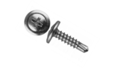 Саморез ПШС Rizzel 4,2х25 (500шт) шлиц PH2, цинк